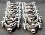 Uxcell 25mm Rigid Pipe Strap Clamps Carbon Steel Bracket M8 Nut Size 12pcs. Fixed Price $5.99.