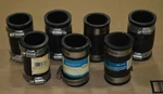 Lot Of 7 Premier 1-1/4" X Flexible Rubber Coupling W/ 2 S.s. Clamps. Fixed Price $33.60.