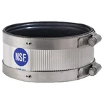 Ideal Clamps 6230070 Couplings,4clamps,silver,for Pipe 10" 802ue8. Fixed Price $50.10.