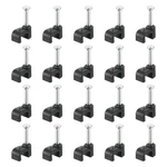 Uxcell Cable Clips With Steel Nail, 100pcs 5mm/0.2" Plastic 5mm, Black. Fixed Price $15.01.